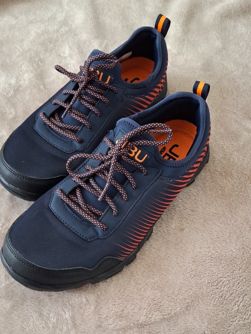 Women's JBU River Shoes Size 10 EUC Navy Blue Memory Foam
